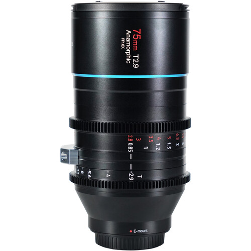 Объектив Sirui Venus Anamorphic 75mm T2.9 1.6x на Canon RF-mount